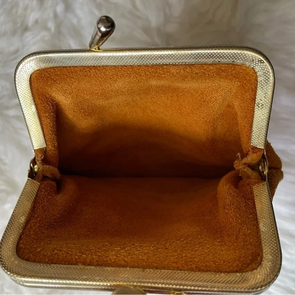 NATIVE LEATHER SUEDE COIN PURSE - Picture 3 of 4